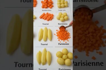 " Essential French Vegetable Cuts Guide | Chef Skills 101"