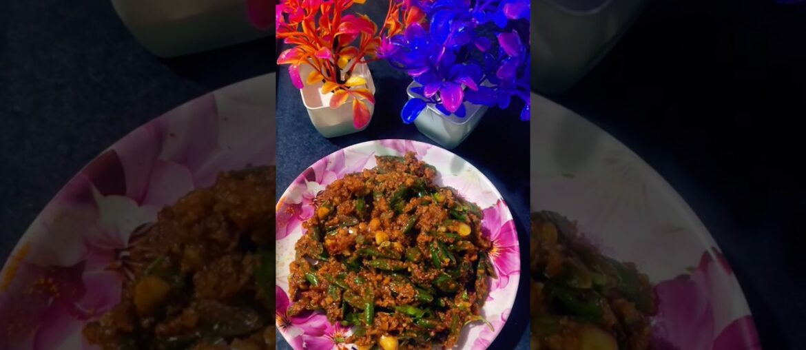French beans sabji Husband tiffin box #shortsfeed #youtubeshorts #recipe #cooking