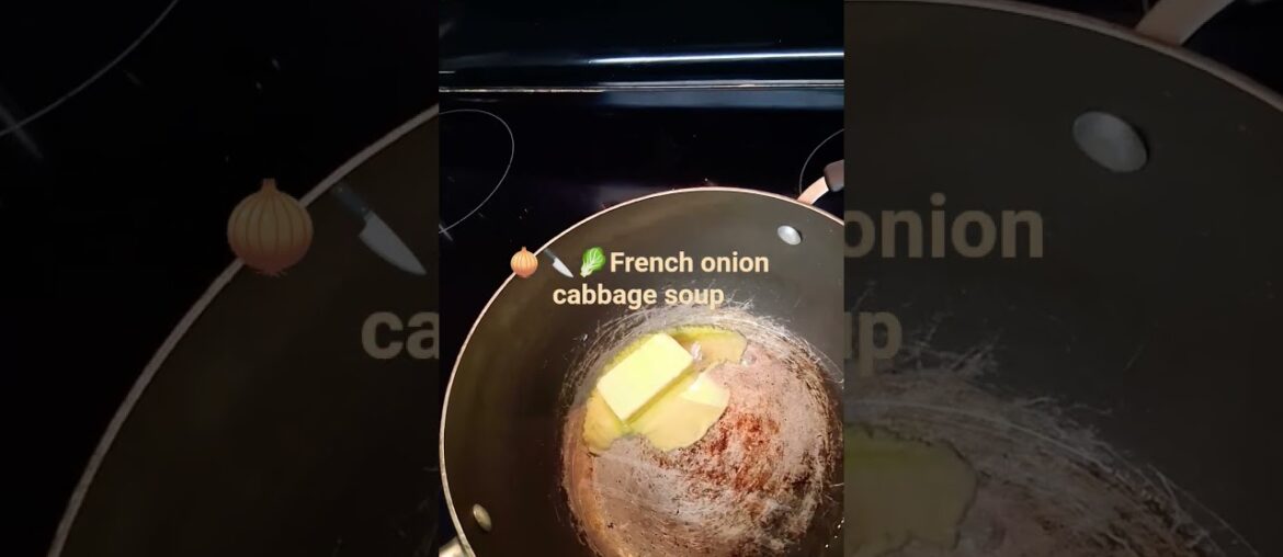 #French onion cabbage soup