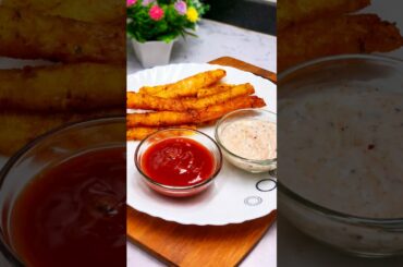 Perfect Long French Fries Recipe,😋#shorts