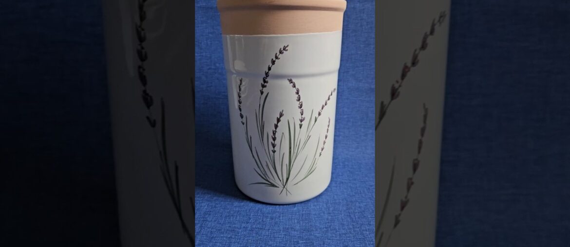 French Faïence de Moustiers Wine Crock: Hand-Painted Sorcil à Riez Provençal Pottery