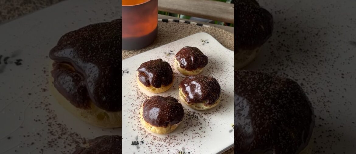 Chocolate Choux Pastry 🍫✨ | Classic French Dessert Chocolate Choux Pastry 🍫✨ | Classic French Dessert