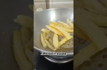 Easy french fries at home #ytshorts viral short cooking snacks recipe #food