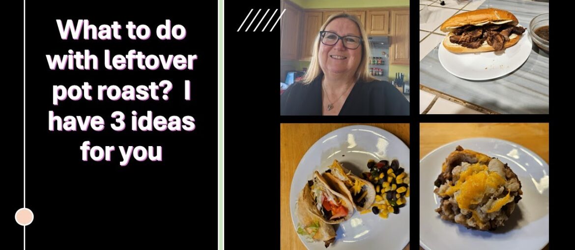 3 Recipes That Use Leftover Pot Roast | French Dip, Air Fry Tacos, Individual Shepherds Pie 3 Recipes That Use Leftover Pot Roast | French Dip, Air Fry Tacos, Individual Shepherds Pie