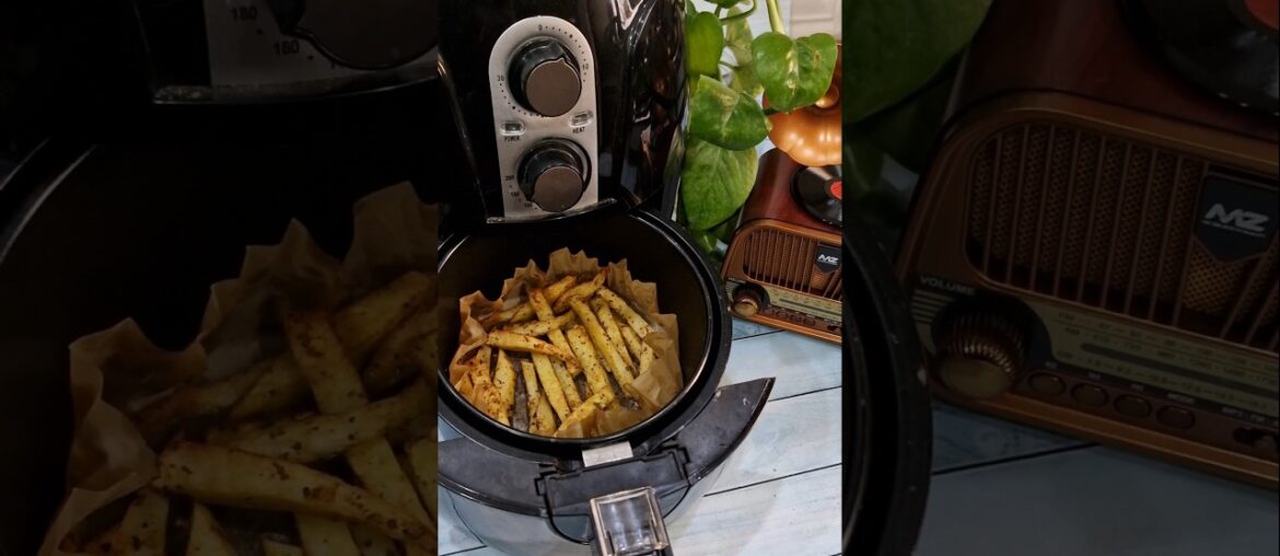 😱 Oil Free French Fries in Air Fryer | 0 Oil Crispy Fries 🔥🍟 #shorts 😱 Oil Free French Fries in Air Fryer | 0 Oil Crispy Fries 🔥🍟 #shorts