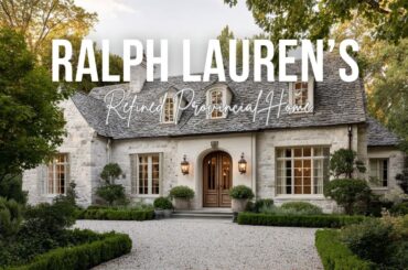 Refined Provincial Home Inspired by Ralph Lauren’s French Countryside Elegance