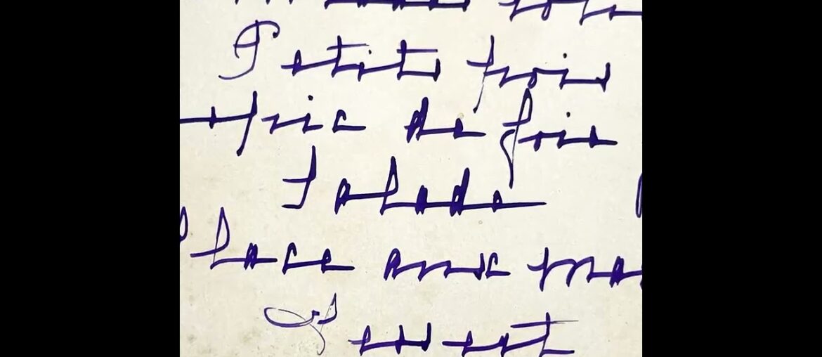 1898 French Menu Postcard | Historic Handwritten Dinner Document