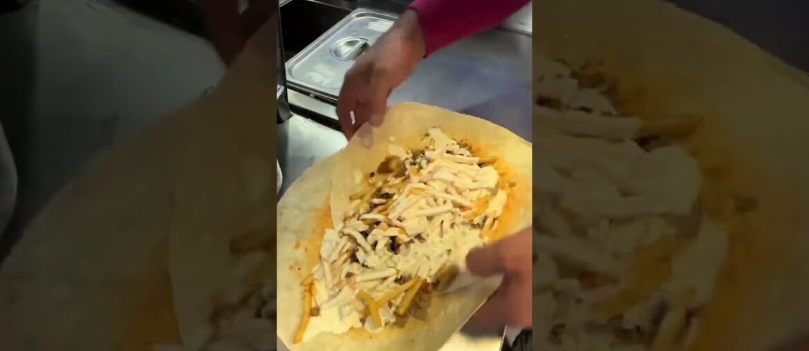 French Tacos 4 Viande & Sauce Gruyère & Frites  #BR3 #eating #tacos #Foodie #food