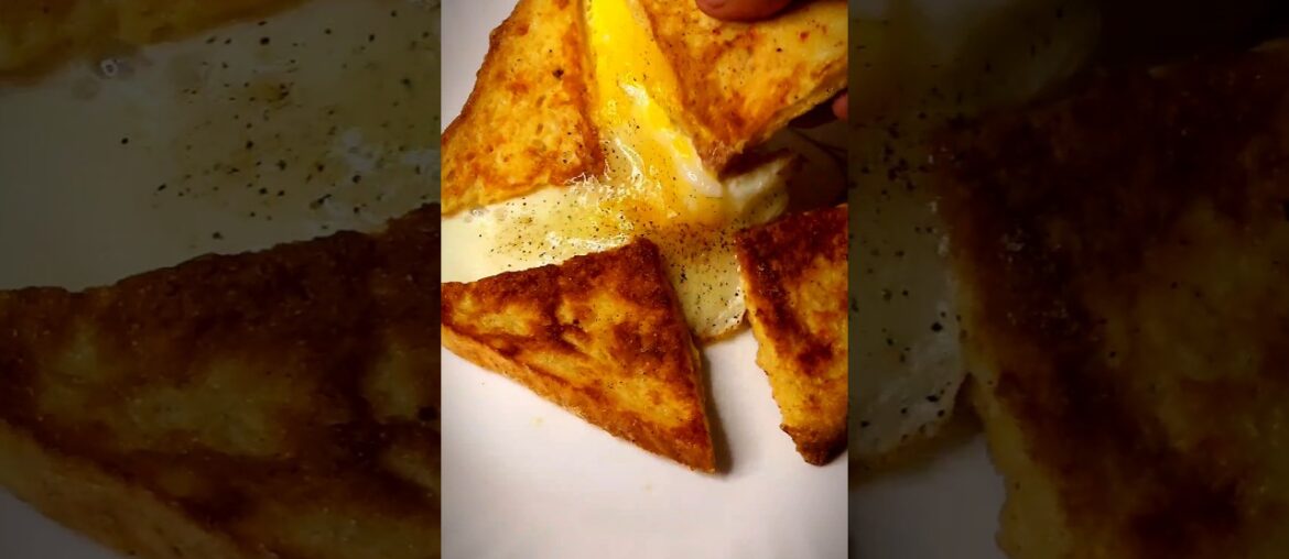 Delicious French Toast🤤♥️| French Toast😋🔥| Crispy Egg Toast🍳| ASMR🎙