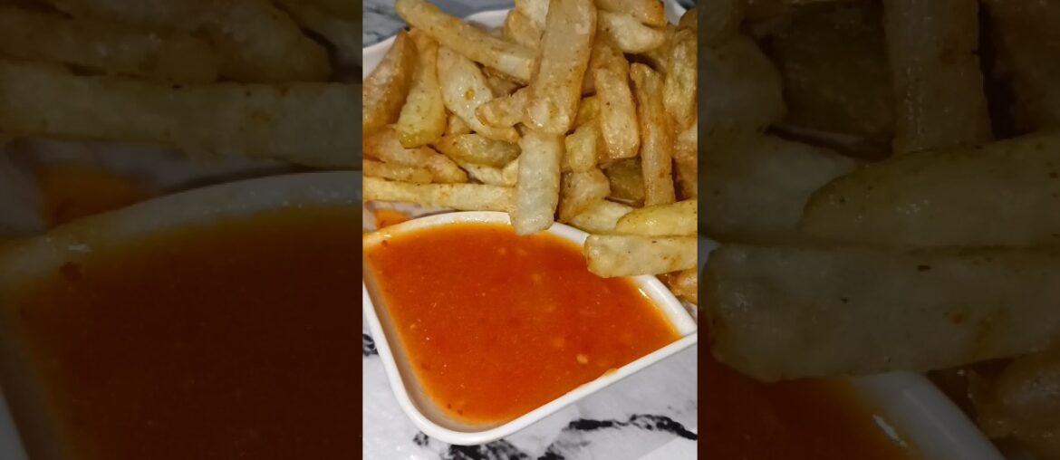 french fries & chatni recipe😋 | HOW To MAKE RECIPE | #shorts #trending #viral #recipe