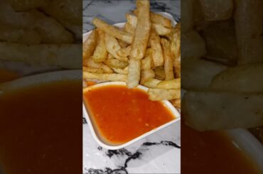 french fries & chatni recipe😋 | HOW To MAKE RECIPE | #shorts #trending #viral #recipe