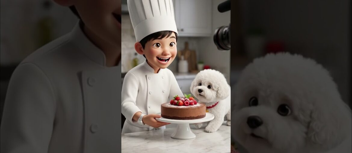 Little French Chef Makes Chocolate Mousse Cake (Mukbang + Recipe) 🍫👨🍳🐶 Little French Chef Makes Chocolate Mousse Cake (Mukbang + Recipe) 🍫👨🍳🐶