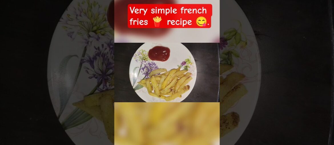 french fries 🍟🍟 recipe ...#food #recipe #recipeshorts #frenchfries