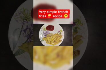 french fries 🍟🍟 recipe ...#food #recipe #recipeshorts #frenchfries