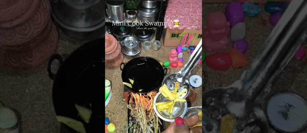 mini crispy french fries 🍟 recipe|#french fries|#short|subscribe