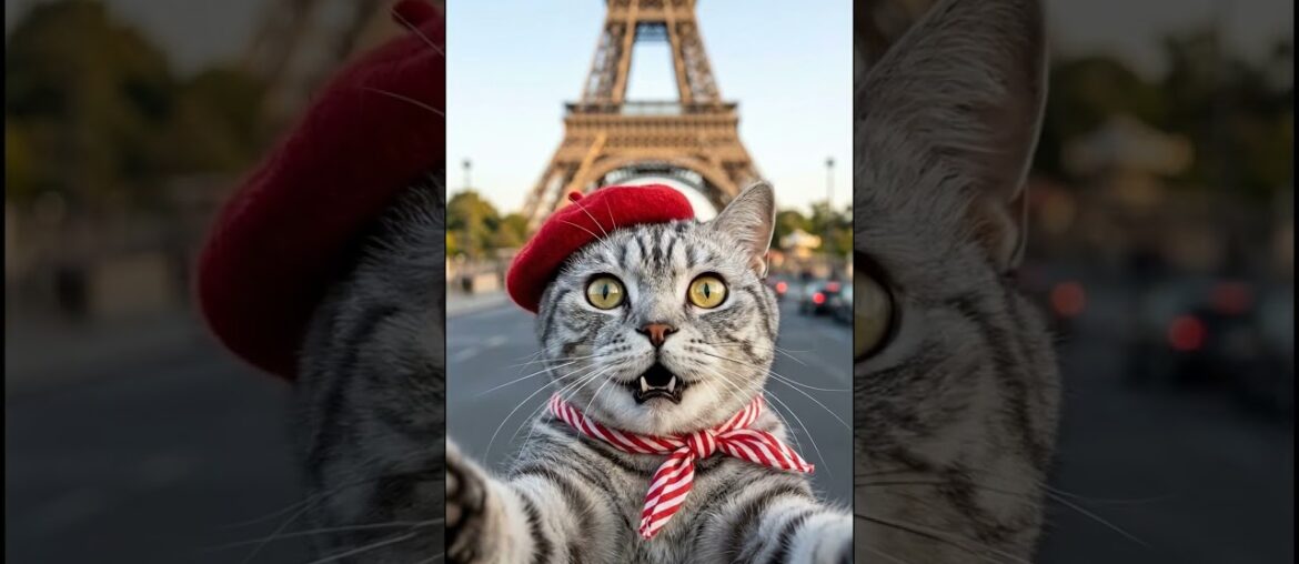 Which French location should our furry traveler visit next? Comment below!