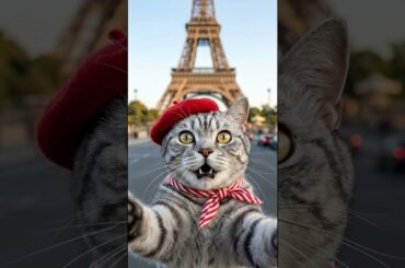 Which French location should our furry traveler visit next? Comment below!
