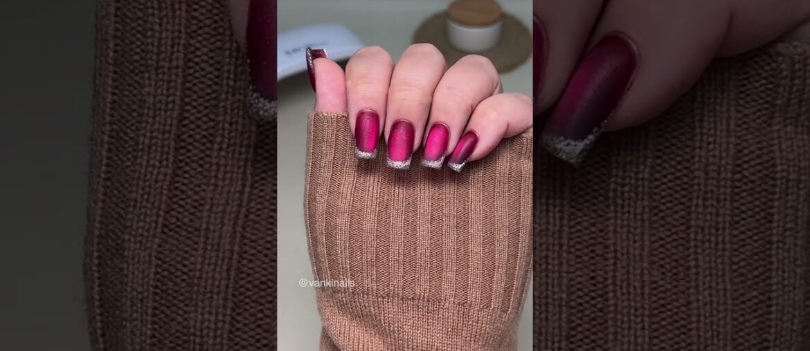 Sparkling Wine French Nails