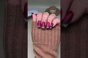 Sparkling Wine French Nails