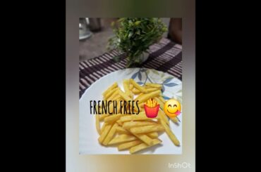 crispy & yummy French fries 🍟 😋easy recipes by ashna # it's me Ashna Hussain #shorts