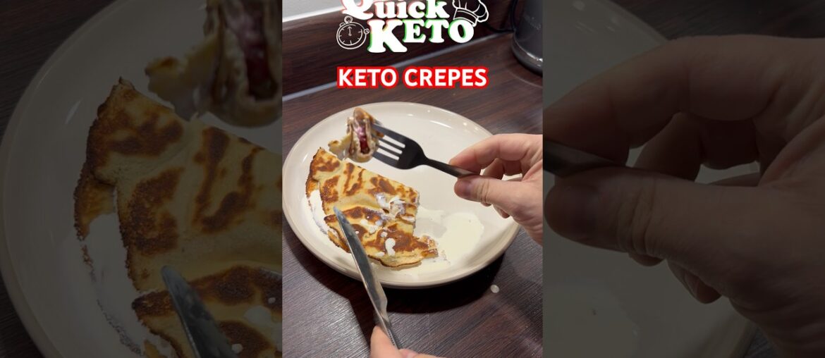 KETO French style crepes. https://golowbaking.co.uk/collections/mixes #ketocookies #quickketo #keto
