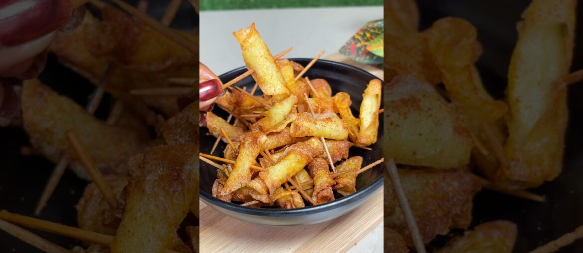 Crispy Potato Roll Chips 😋😍#shorts #ytshorts #youtubeshorts