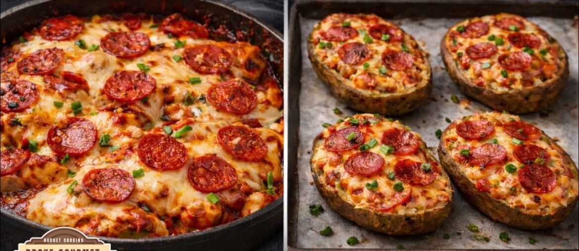 Pizza Without the Pizza | Stuffed Chicken & Twice-Baked Potatoes