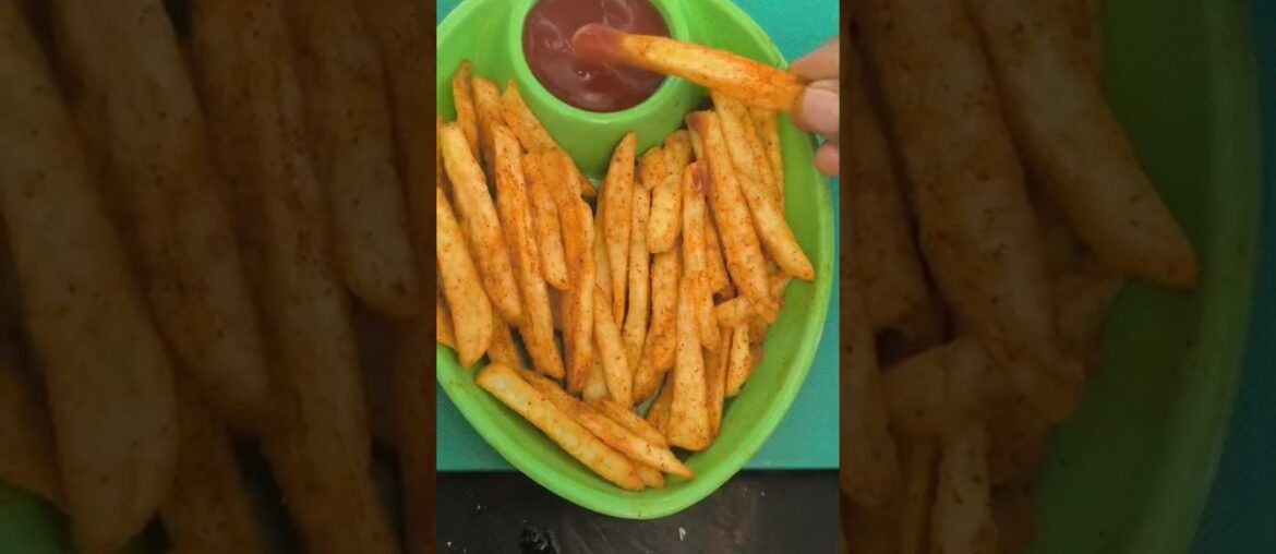 McDonald's Style Fries! 🍟 Secret Trick for Extra Crunch #Shorts #ASMR #FrenchFries #Viral #Cooking