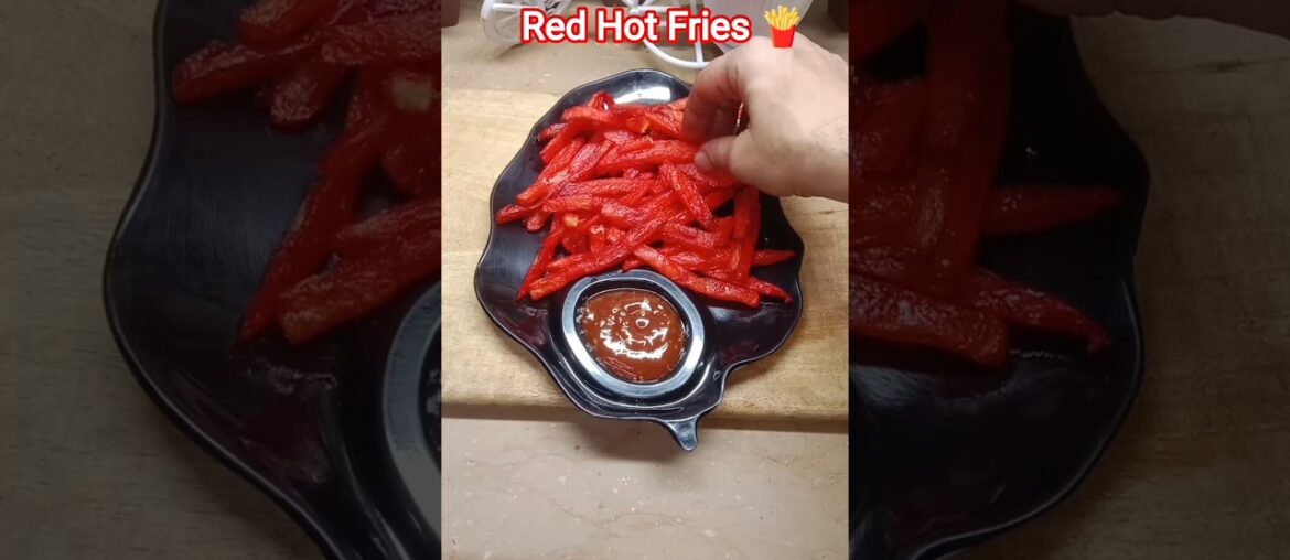 Red Hot French Fries 😋 #frenchfries #shorts #cooking #foodie7262 #trending