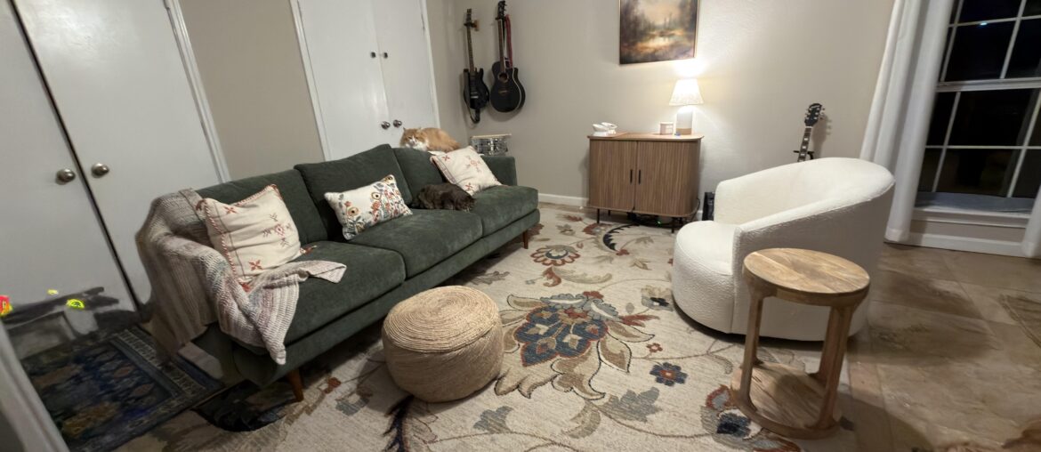 How’s my entry/ sitting room coming along?