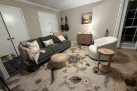 How’s my entry/ sitting room coming along?