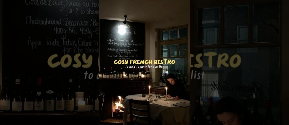 In LOVE with this new bistro in London, I need more of that French onion soup! 🇫🇷🕯️💫 #londonfood