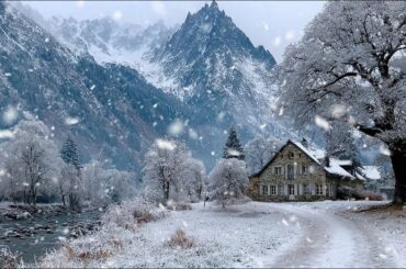 COLDEST WALK IN FRANCE 🇫🇷 — FREEZING CHAMONIX MONT BLANC | 4K HDR 60fps
