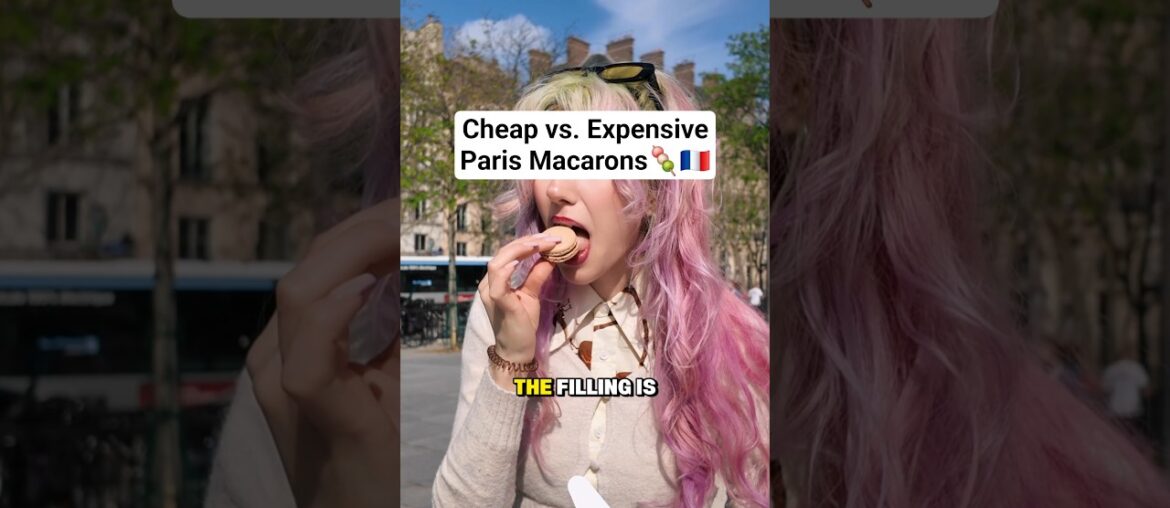 Cheap vs. Expensive Macarons 🍡 | 📍 Paris 🇫🇷| Pierre Hermé, Pauline, Ladurée | Eat with Roxi #macaron