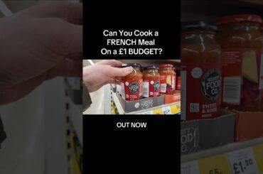 Is it possible to cook a FRENCH meal…for £1??? 🇫🇷🥖🐌 #frenchfood #france #cooking #foodbudget