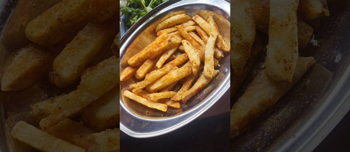 French Fry 😍 #food #frenchfries #recipe #snacks p#newvideo #youtubeshorts #frenchtreats #frenchfood