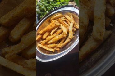 French Fry 😍 #food #frenchfries #recipe #snacks p#newvideo #youtubeshorts #frenchtreats #frenchfood
