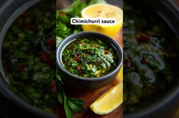 Delicious chimichurri sauce recipe in a description  ⬇️ in french and English