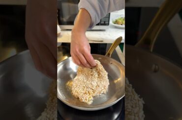 Crispy Chicken Salad with Avocado & Caramelized Pear | Easy Gourmet Chicken Recipe