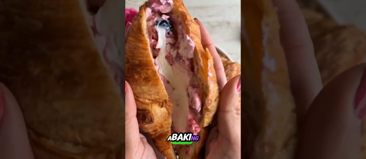 Berry Stuffed Croissant French Toast