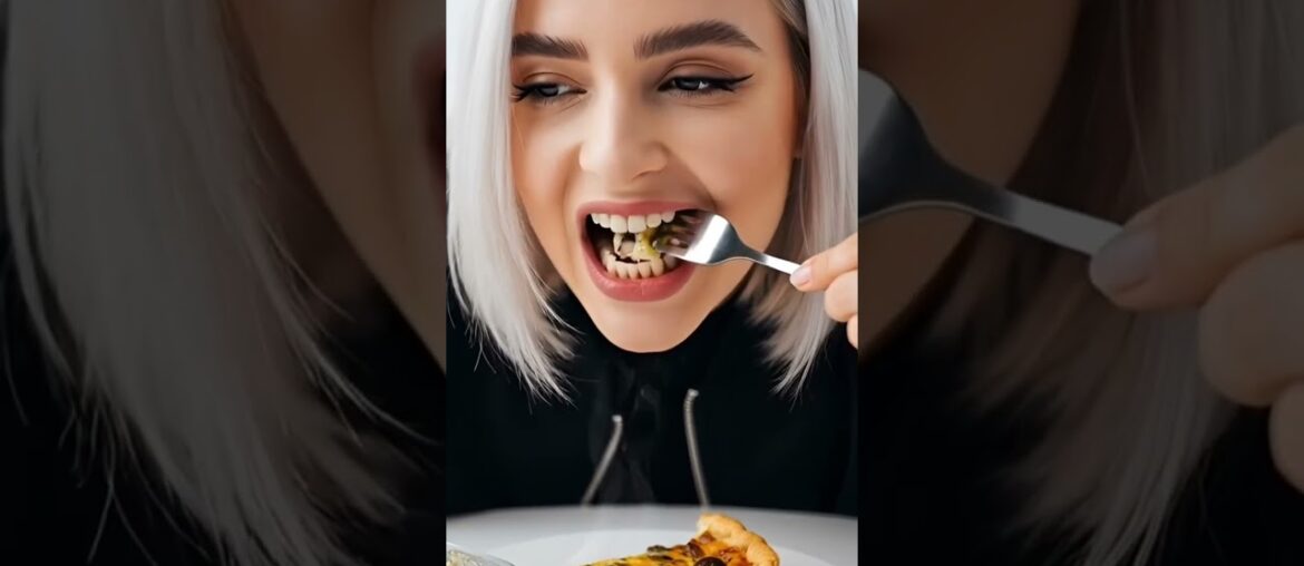 ASMR French Food Eating Sounds | Veg Croissant, Macarons, Baguette Crunch #asmr #eating #asmrshorts