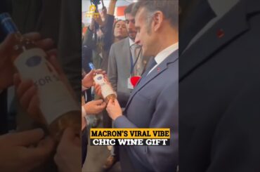 MACRON’S TOP GUN VIBE! Viral Gift Stuns President #Macron #France #Viral #TopGun