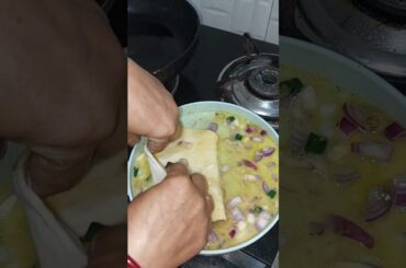 roti french tossed recipe #shorts #ashortaday #eggrecipes