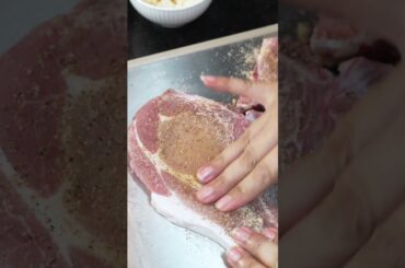 Pork Chop with Red Wine Sauce