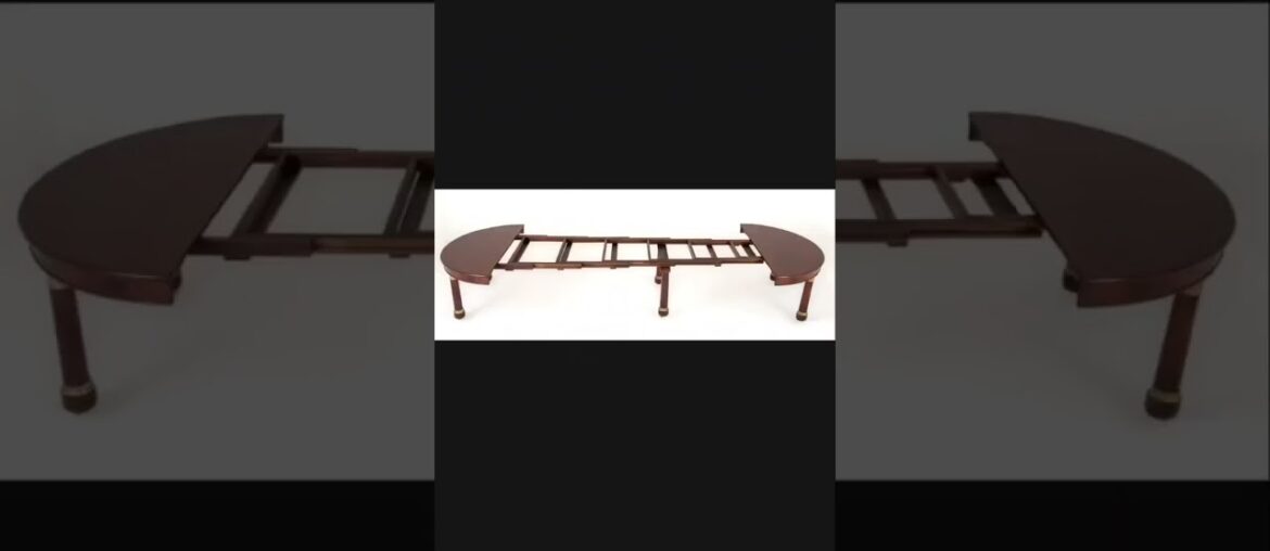 Antique French Dining Table Extending Mahogany