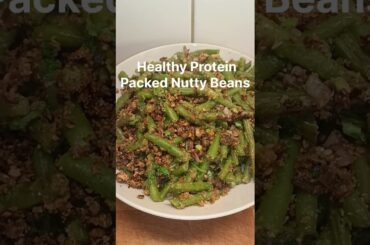 Healthy Protein Packed Nutty Beans Recipe|Easy Less Oil Nutritious French Beans Dry Sabji For Lunch