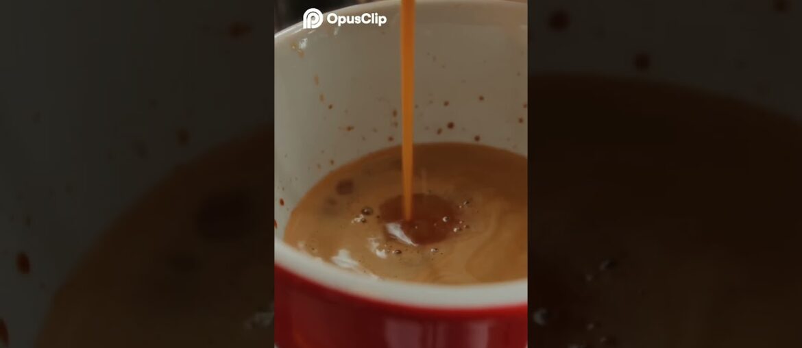 Crafting Perfect Espresso  A Moment of Zen and Delicious Coffee #shorts#youtubeshorts#viral#explore