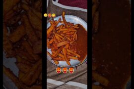 French fries 🍟 recipe so spicy yummy and testi #spicy #food  #viral #popular #shorts