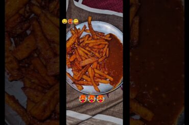 French fries 🍟 recipe so spicy yummy and testi #spicy #food  #viral #popular #shorts
