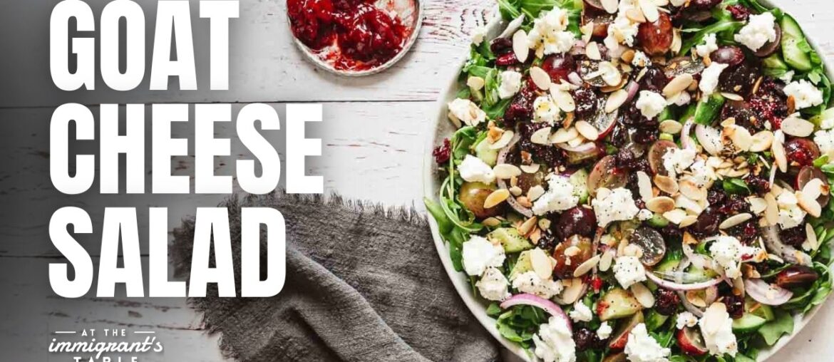 Creamy Goat Cheese Salad Recipe for Dinner Parties!